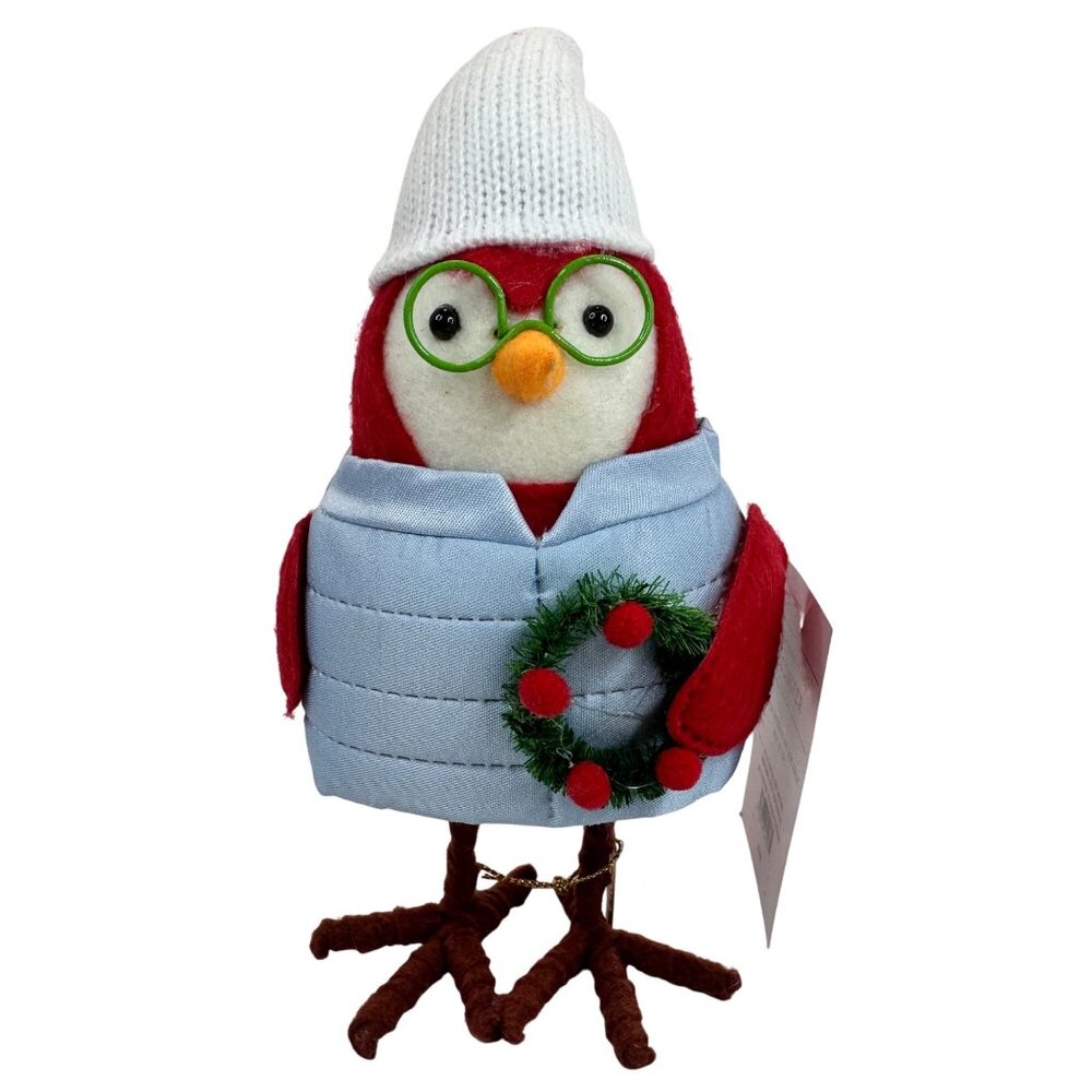 Feathery Friends Target Bird Conifer Christmas 2024 ski Vest Beanie Glasses NEW